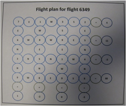 Flight plan for flight 6349