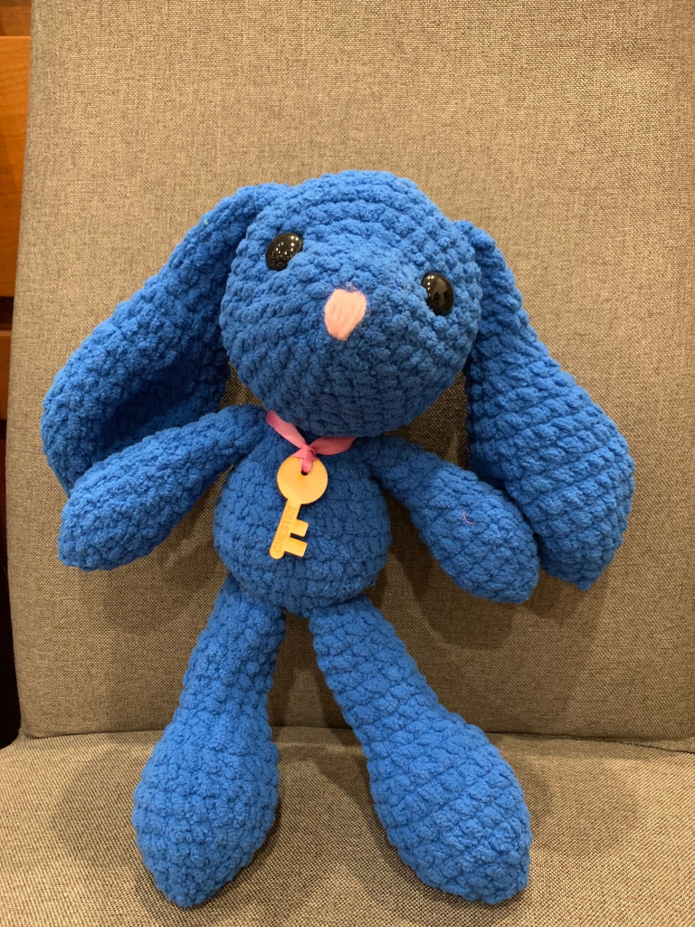 Blue Chester the Rabbit